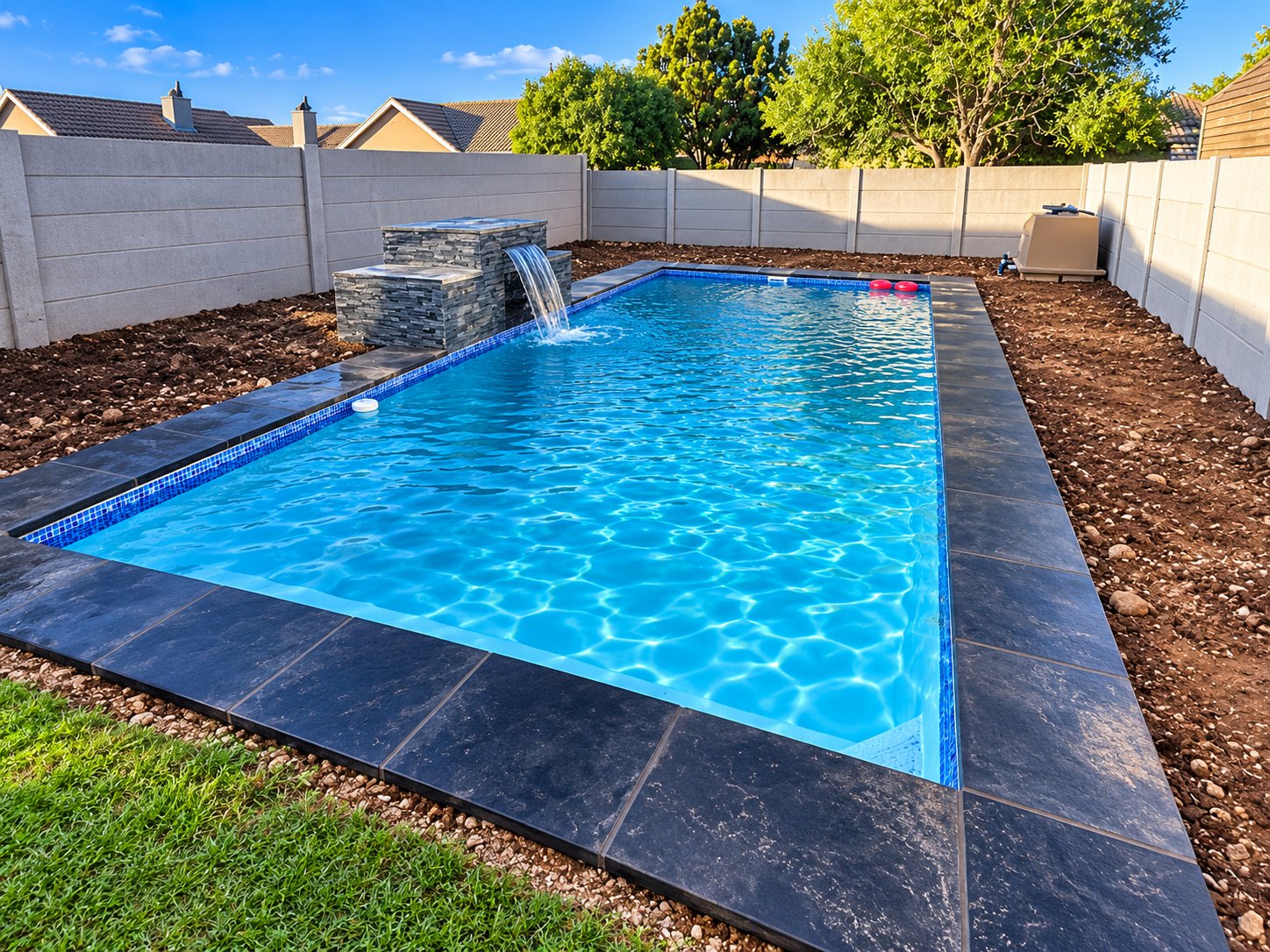 Slate Waterfall Feature
